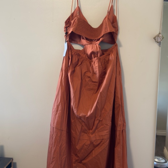 ASTR the Label Cutout Cotton Poplin Maxi Dress - New - XL - Picture 6 of 6